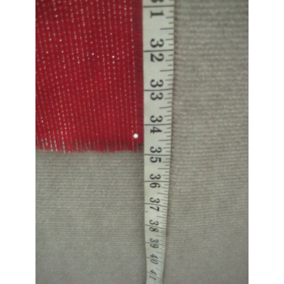 Grandma Floral Square Scarf 35 in Roses Synthetic Frayed Edge Ukraine Made USSR - Picture 6 of 14